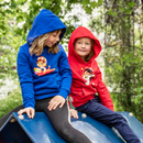 WHOSAID Kapuzenpullover Hoch oben über den Wolken 98-104