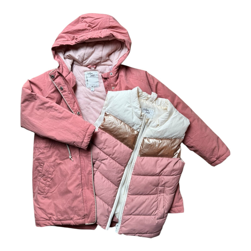 3-in-1 Wattierte Jacke plus Weste (134)