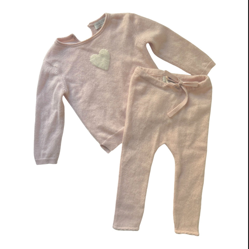 Baby Cashmere Set Love rose (74/80)