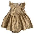 Baby Organic Kleid mit Höschen Wheat Größe 68