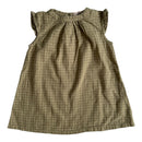 Baby Organic Softlinen Kleid olive Wheat Größe 86