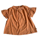 Prelove Kinder Secondhand Organic Baumwollkleid bestickt Wheat Größe 86