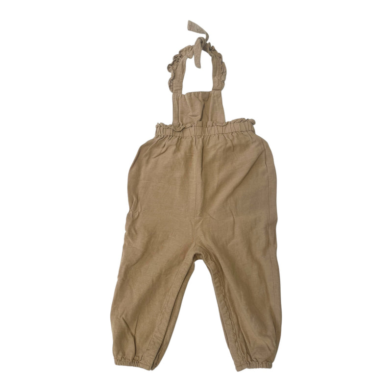 Baby Baumwoll Overall Beige (80)