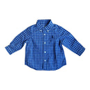 Gebrauchtes Prelove Baby Shirt Holzfäller blau Ralph Lauren Größe 68