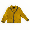 Jacke Schurwolle Senf (128)