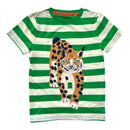 Prelove Secondhand Kinder T-Shirt Wildcat Mini Boden Größe 128