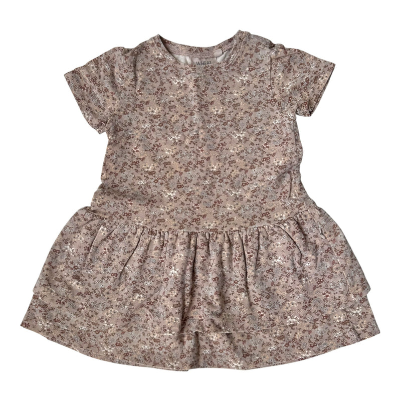 Kurzarm Kleid Flowers Organic (92)