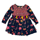 Prelove Secondhand Mädchen Langarm Kleid Billieblush Größe 92/98