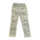 Stoff Hose Denim Style Creme (128)