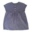 Kleid aus Hanf Country Blue (128)