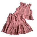 2-teiliges Musselin Sommer Set Rose (128)