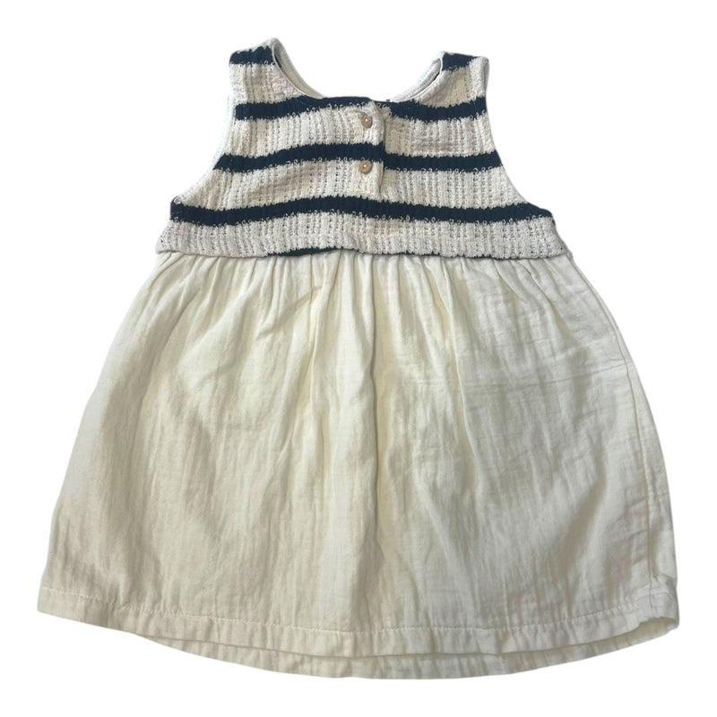 Musselin Kleid Stripes (86)