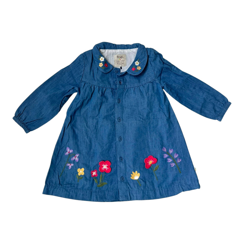 Organic Denim Look Kleid (86/92)