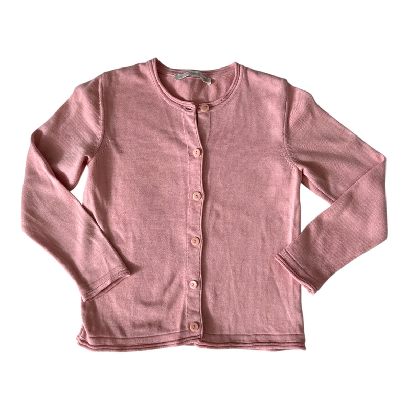 Prelove Secondhand Mädchen Strickjacke organic Baumwolle Maas Gr. 128