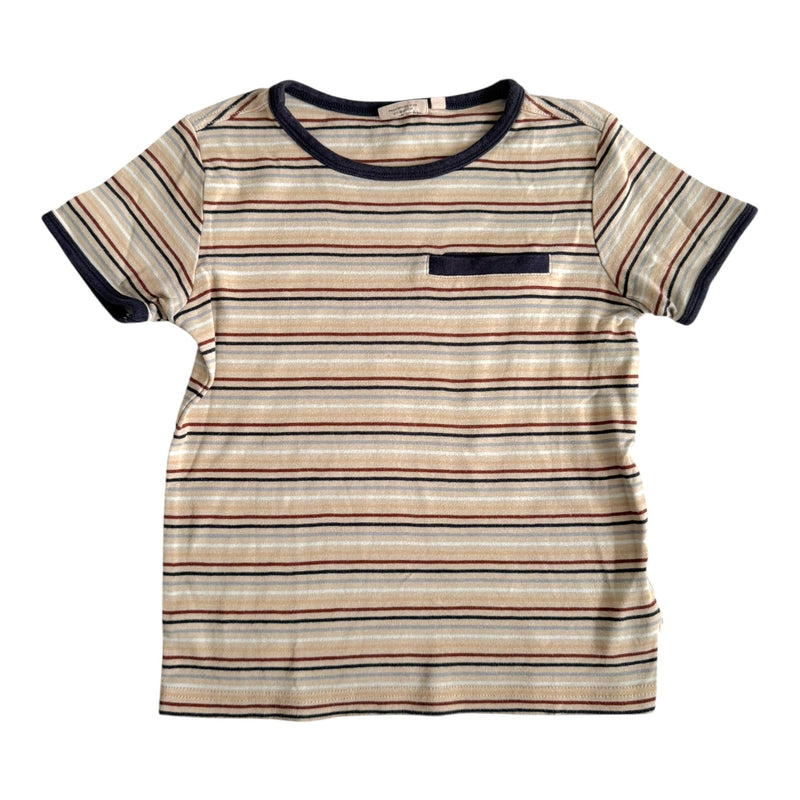 Organic T-Shirt Navy Highlights (128)