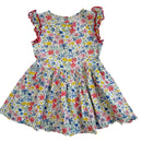 Prelove Secondhand Mädchen Kurzarm Kleid Sommer Petit Bateau 104