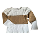 Organic Langarm Shirt Latte Macchiato (122)