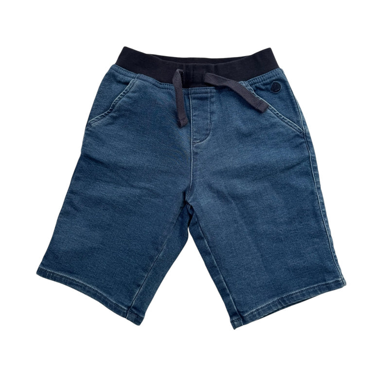 Prelove Secondhand Kinder Soft Denim Short mit Bund Petit Bateau Gr. 116