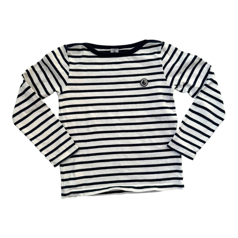 Preloive Secondhand Baumwollshirt Classy Stripes Petit Bateau Gr. 140
