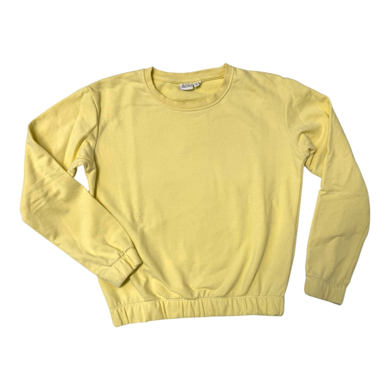 Organic Sweatshirt Cropped Eggyolk (146-152)