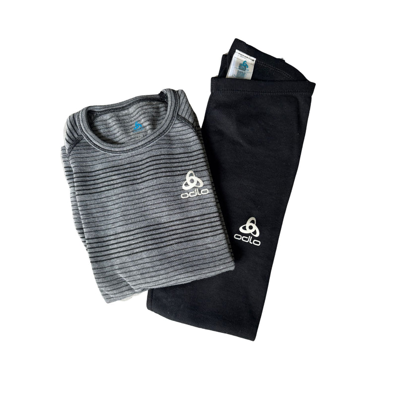 Active Warm Thermo Base layer Set Black Stripes (128)