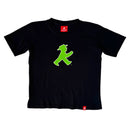 Prelove Secodhand gebraucht Organic T-Shirt Kinder schwarz Ampelmann Berlin Größe 128