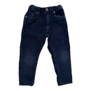 Stoffhose Soft Cord Blau (122)