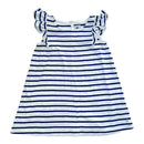 Kurzarm Kleid Volant Classic Stripes (110)