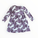 Organic Langarm Kleid White Horse (128)