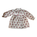 Langarm Kleid Red Flowers (92)