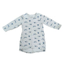 Organic Langarm Sweatshirt Kleid Swans (92)