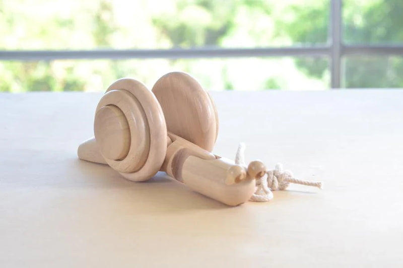 Pull-along toy - snail