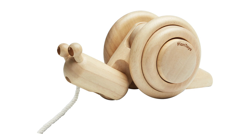 Pull-along toy - snail