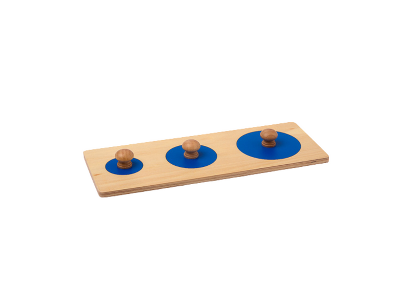 puzzle board with three circles