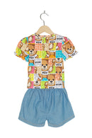 Moschino Set Shorts T-Shirt Bär