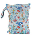 Blümchen Nasstasche Wetbag Windelsack wasserfest, geruchsdicht