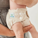 5 Stück Blümchen Birdseye-Höschenwindel BioBaumwolle + 1 Extender