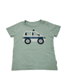 T-Shirts T-Shirts & Tops Kleidung T-Shirt mit Polizeimuster Front Image Second Hand