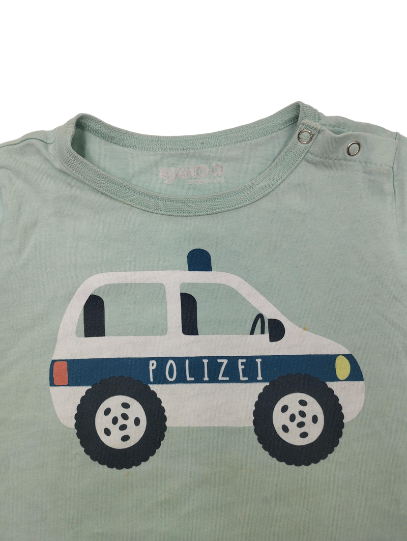 Jako O T-Shirt mit Polizeimuster 80 | 12m