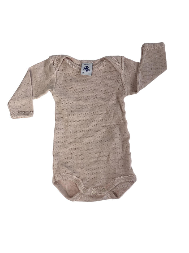 Petit Bateau long sleeve body set 56 | 01m