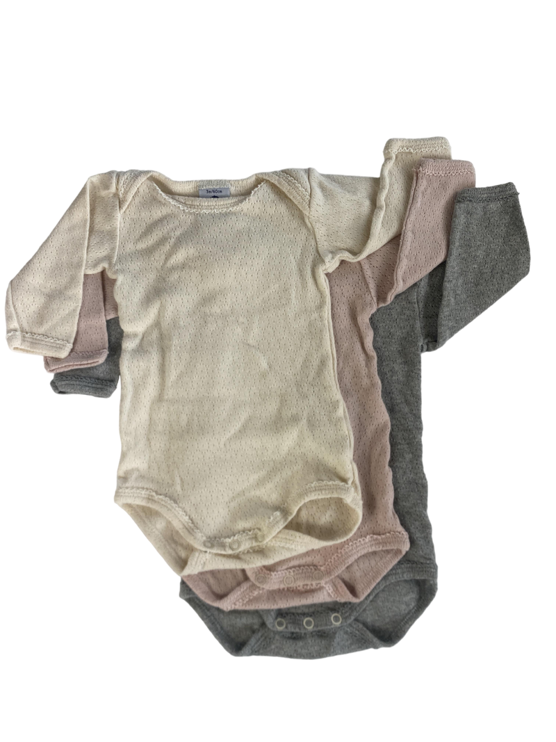 Petit Bateau Langarm Body set 56 | 01m