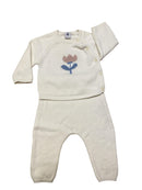 Jogginghosen Hosen & Jeans Kleidung Set Hose und Pullover Wolle Petit Bateau Front Image Second Hand