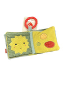 Motorikspielzeug Babyspielzeuge Spielen & Lernen Spielbuch mit Knisterelementen, Spiegel und Quietschelement und sensorischen Seiten Fehn  Front Image Second Hand