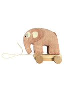 Nachziehtiere Lauflernhilfen Spielen & Lernen Nachzieh-Elefant Sebra Front Image Second Hand