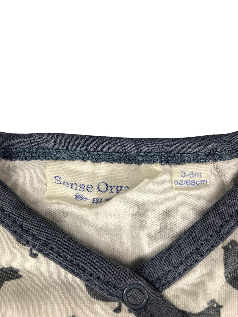 Sense Organics Strampler mit Füßen 62 | 03m