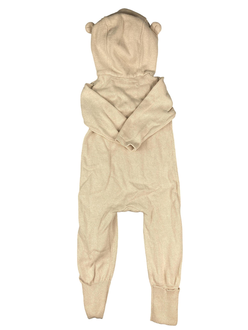 Hans Natur Overall mit Kapuze und Füßen 50 | 00m