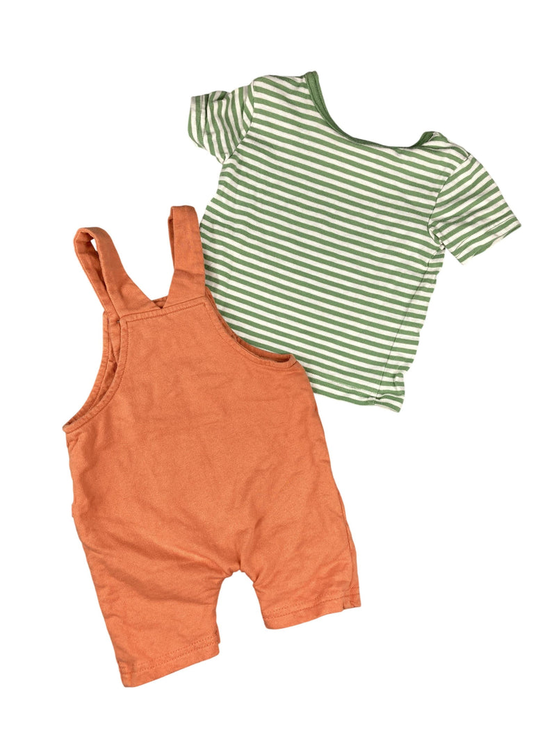 Alana Set aus T-Shirt und Latzshorts 68 | 06m