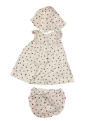 Kleidung Kleid + Short + Mütze Jacadi Rear Image Second Hand