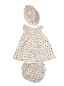 Kleidung Kleid + Short + Mütze Jacadi Front Image Second Hand