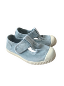 Klettschuhe Halbschuhe Schuhe Ballerina Albahaca Natural World Rear Image Second Hand